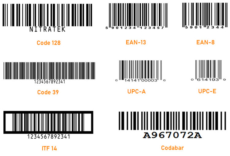 the barcodes can be engraved with laser marker