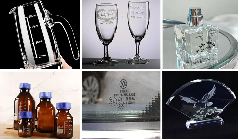 applications of glass laser marker
