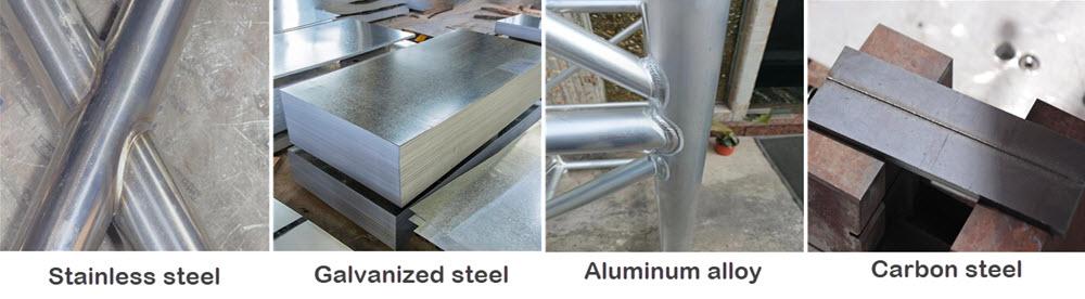 metal types can be welded with handheld laser welder