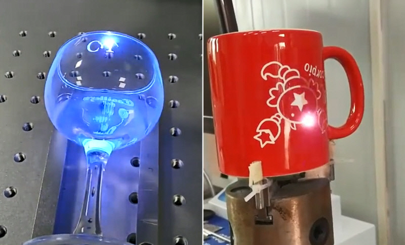 glass and ceramics laser marking