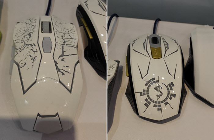 plastic mouse laser engraving sample